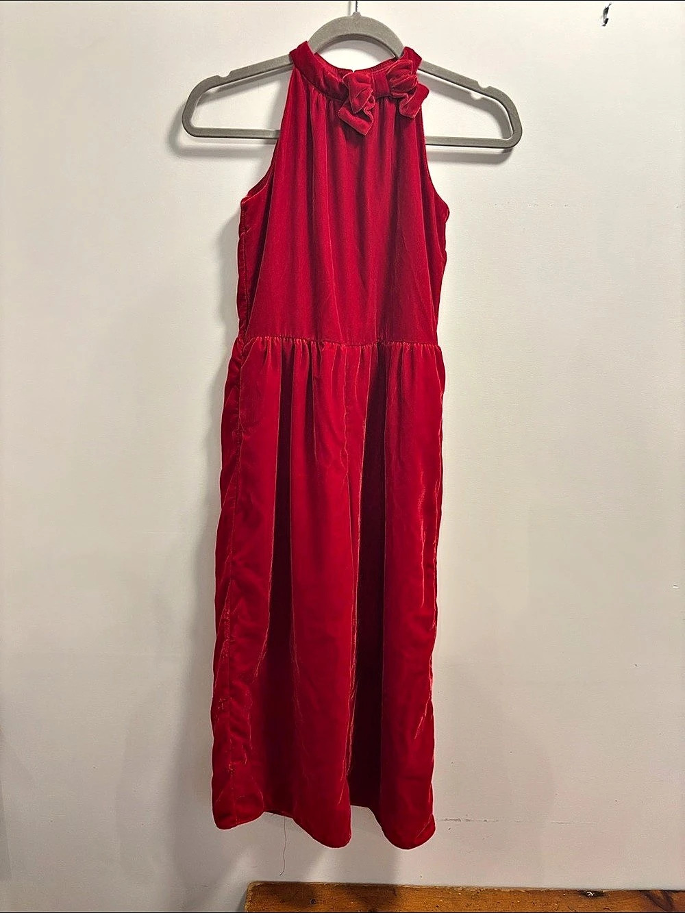 Girls Janie and Jack Red Wide Leg Jumpsuit